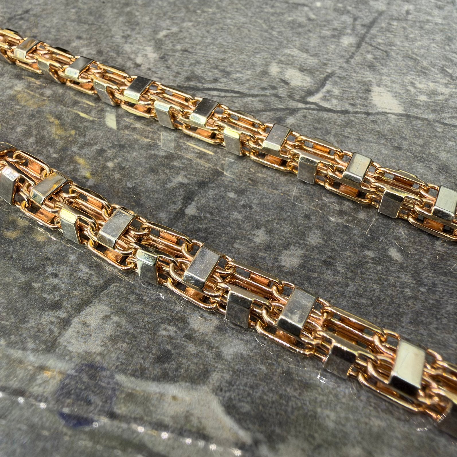 18 karaat gouden ketting magnum massief 105 gram, Ophalen of Verzenden, Nieuw, Goud