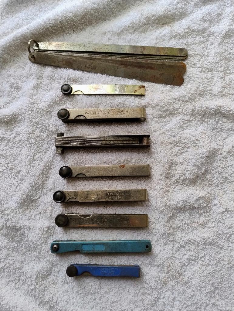 voelermaat diverse setjes 9 stuks 2 met plastic buitenkant, Ophalen of Verzenden, Gebruikt