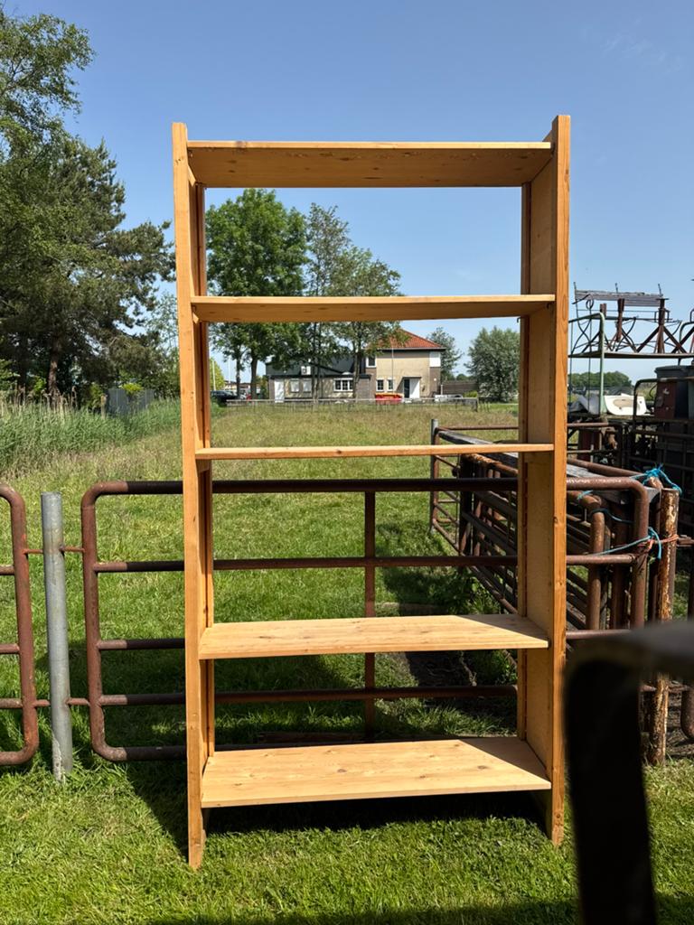 Houten stellingen kasten planken, Antiek en Kunst, Curiosa en Brocante, Ophalen