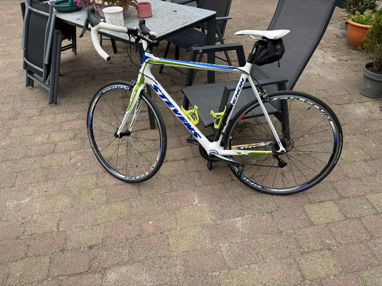 Stevens racefiets met Shimano SPD-SL pedalen - Hobby beëindi, 28 inch, Gebruikt, Carbon, Velgrem