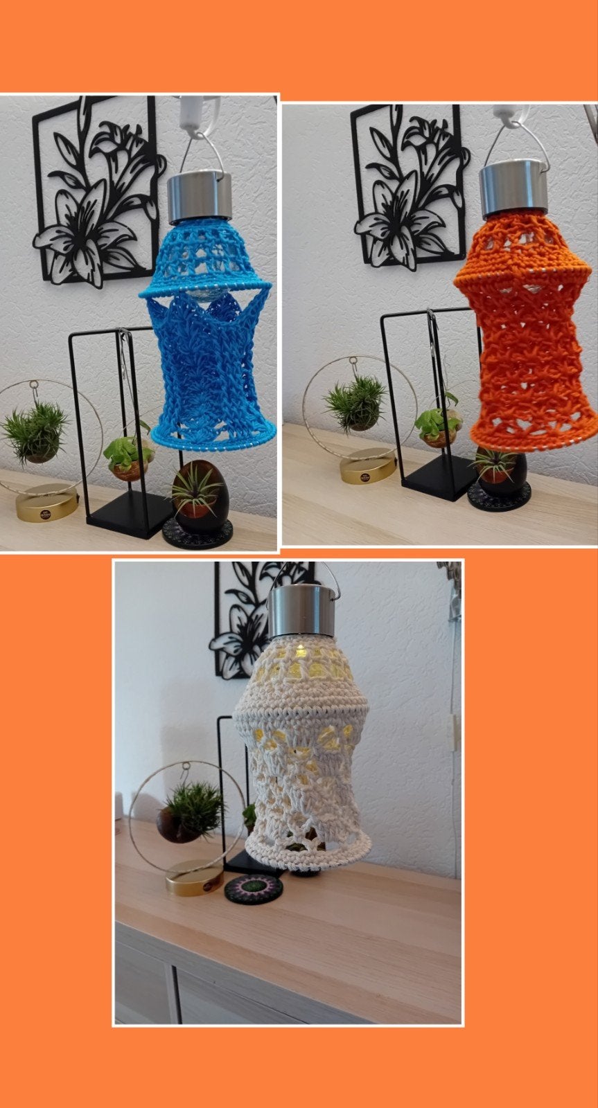 Nieuwe handmade solar  lampions / lantaarn / e, Tuin en Terras, Ophalen of Verzenden, Nieuw, Zonne-energie, Minder dan 50 watt
