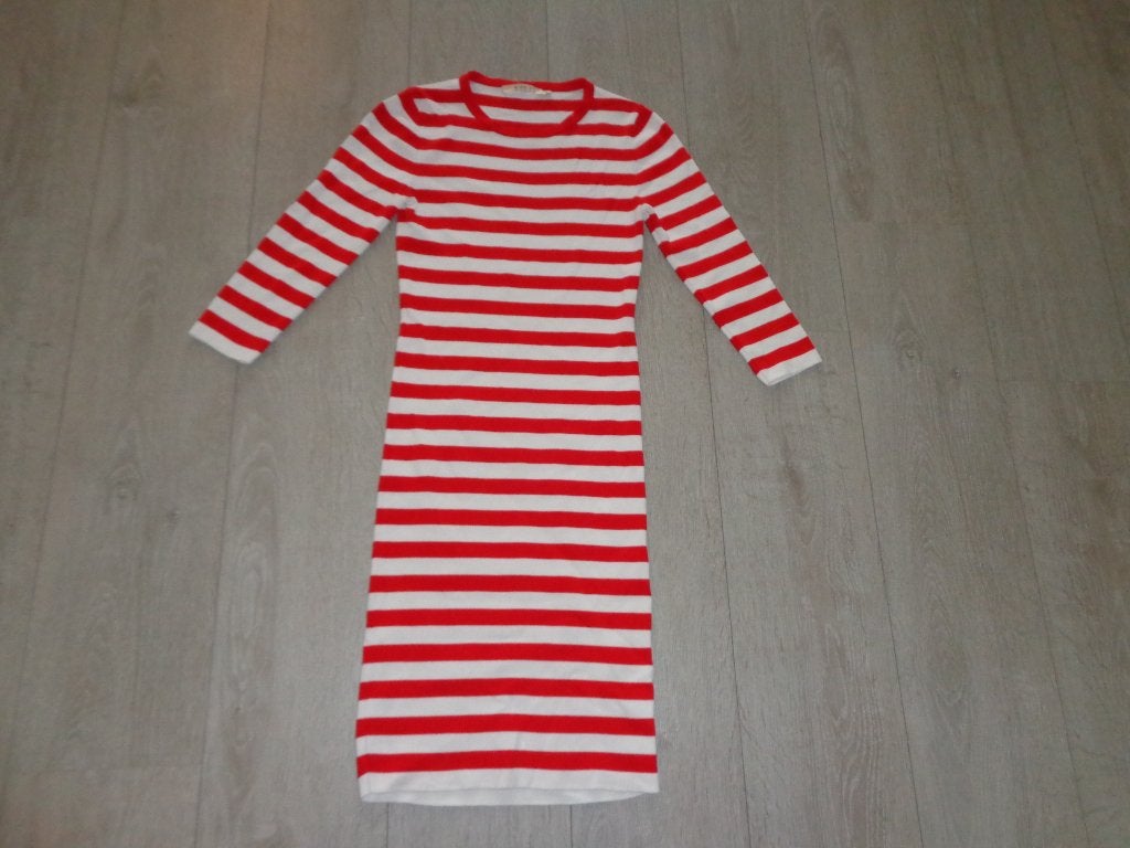 rood/wit gestreepte jurk van Nikkie, maat 38, Kleding | Dames, Maat 38/40 (M), Ophalen of Verzenden, Zo goed als nieuw, Boven de knie