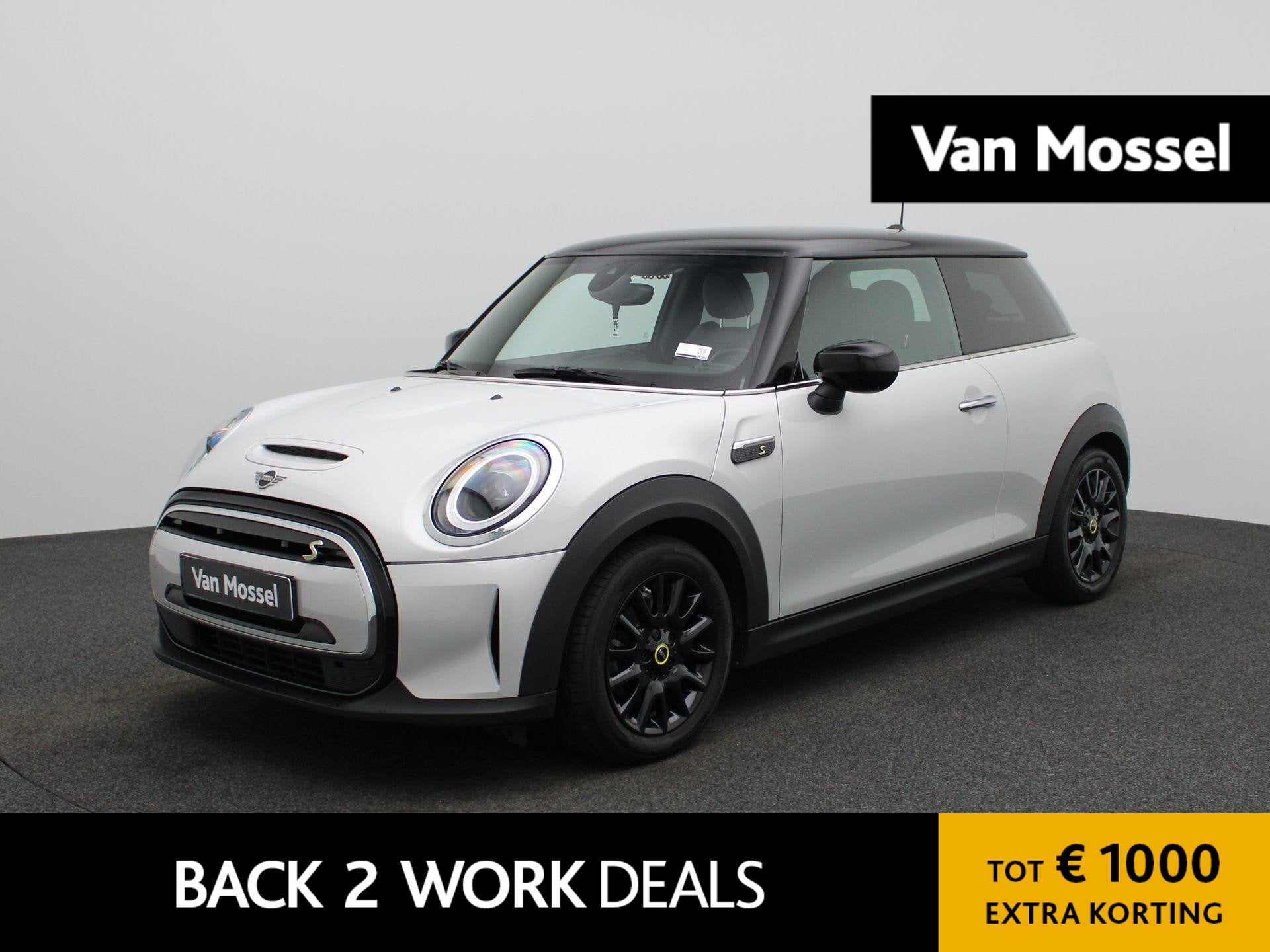 Mini Cooper Cooper E | SOH 95% | NAVIGATIE | STOELVERWARMING, Auto's, 12 maanden, Stof, Gebruikt, Zwart