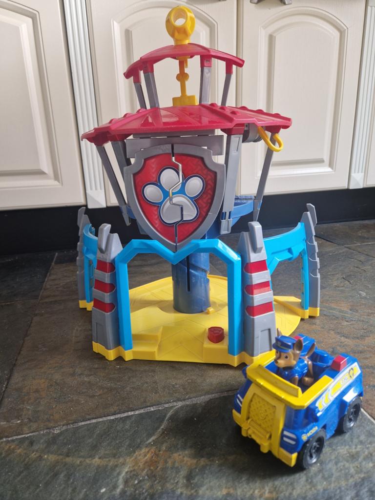 Pawpatrol Dino rescue toren uitkijktoren paw patrol, Ophalen of Verzenden, Zo goed als nieuw, Jongen of Meisje