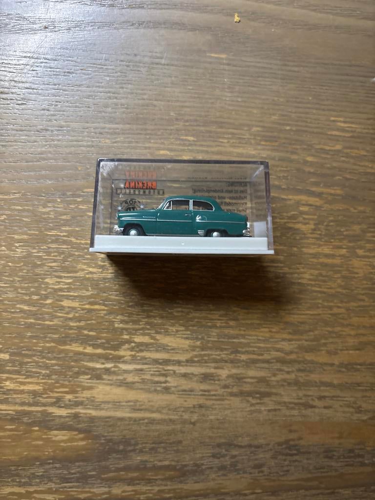 Opel Olympia Rekord P1 modelauto - Groen 1:87, Ophalen of Verzenden, Nieuw