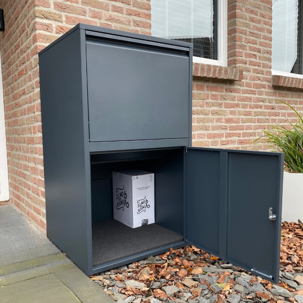 Grootste XXXL pakketbrievenbus, Ophalen of Verzenden, Nieuw, Rvs, Staande brievenbus