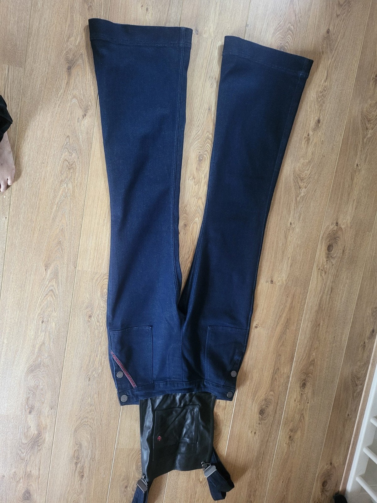 gigi hadid dames tuinbroek tommy hilfiger, Kort, Blauw, Maat 42/44 (L), Nieuw