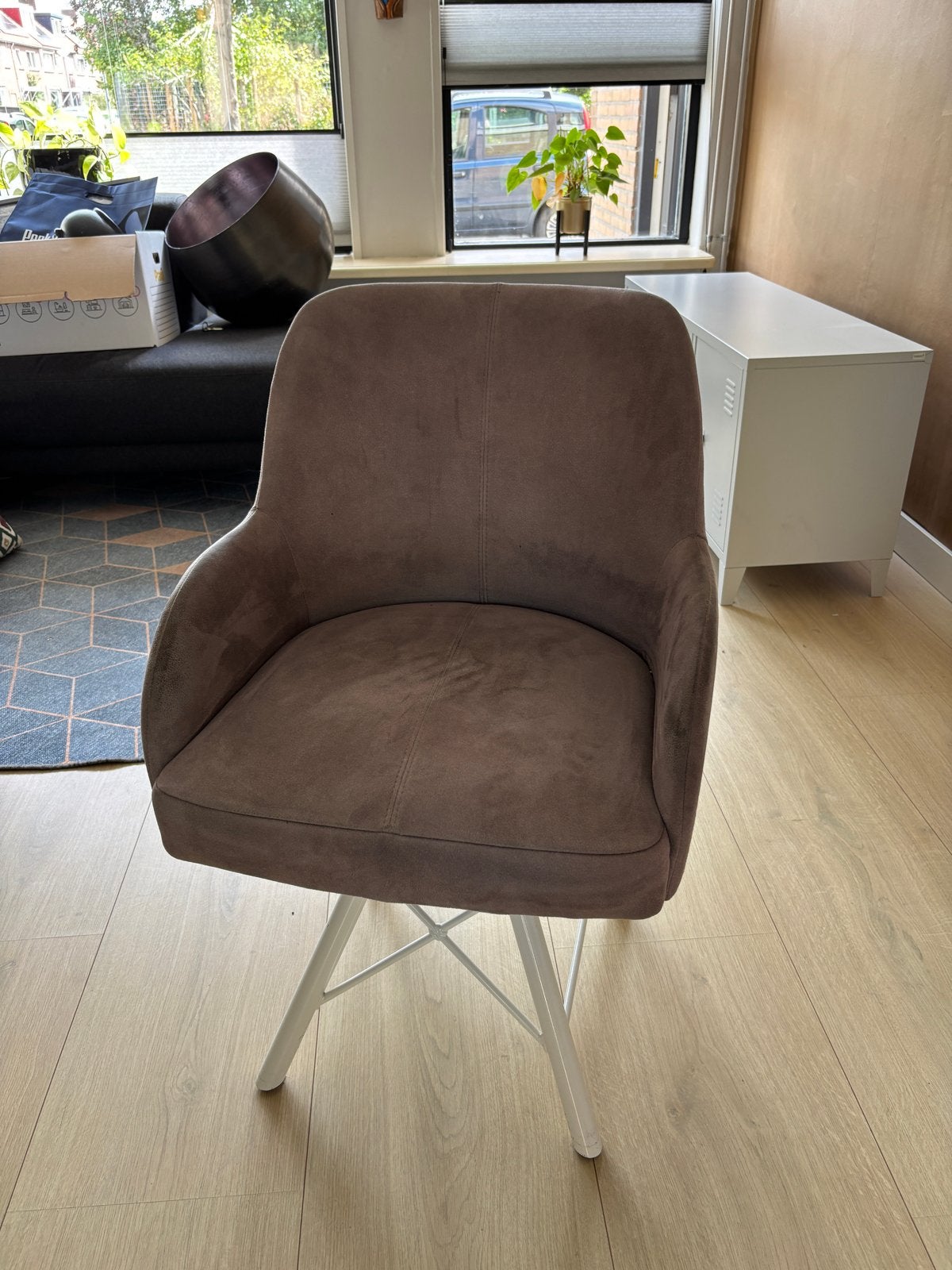 6x Eetkamerstoelen - Rookvrij en Schoon, Ophalen, Overige kleuren, Zo goed als nieuw, Stof