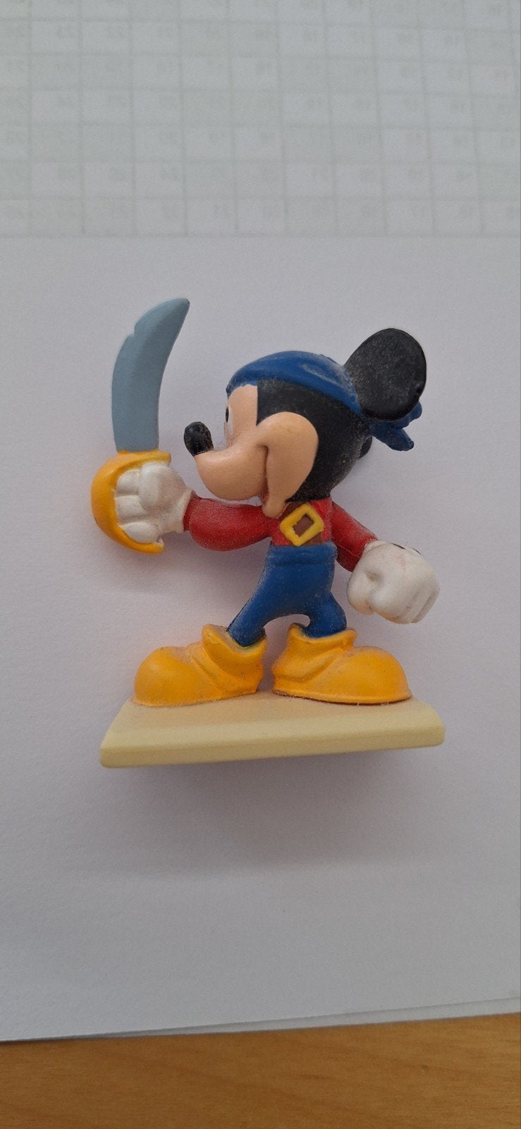 Mickey Mouse Piraat Beeldje - Disney Grosvenor, Ophalen of Verzenden, Mickey Mouse, Gebruikt, Beeldje of Figuurtje
