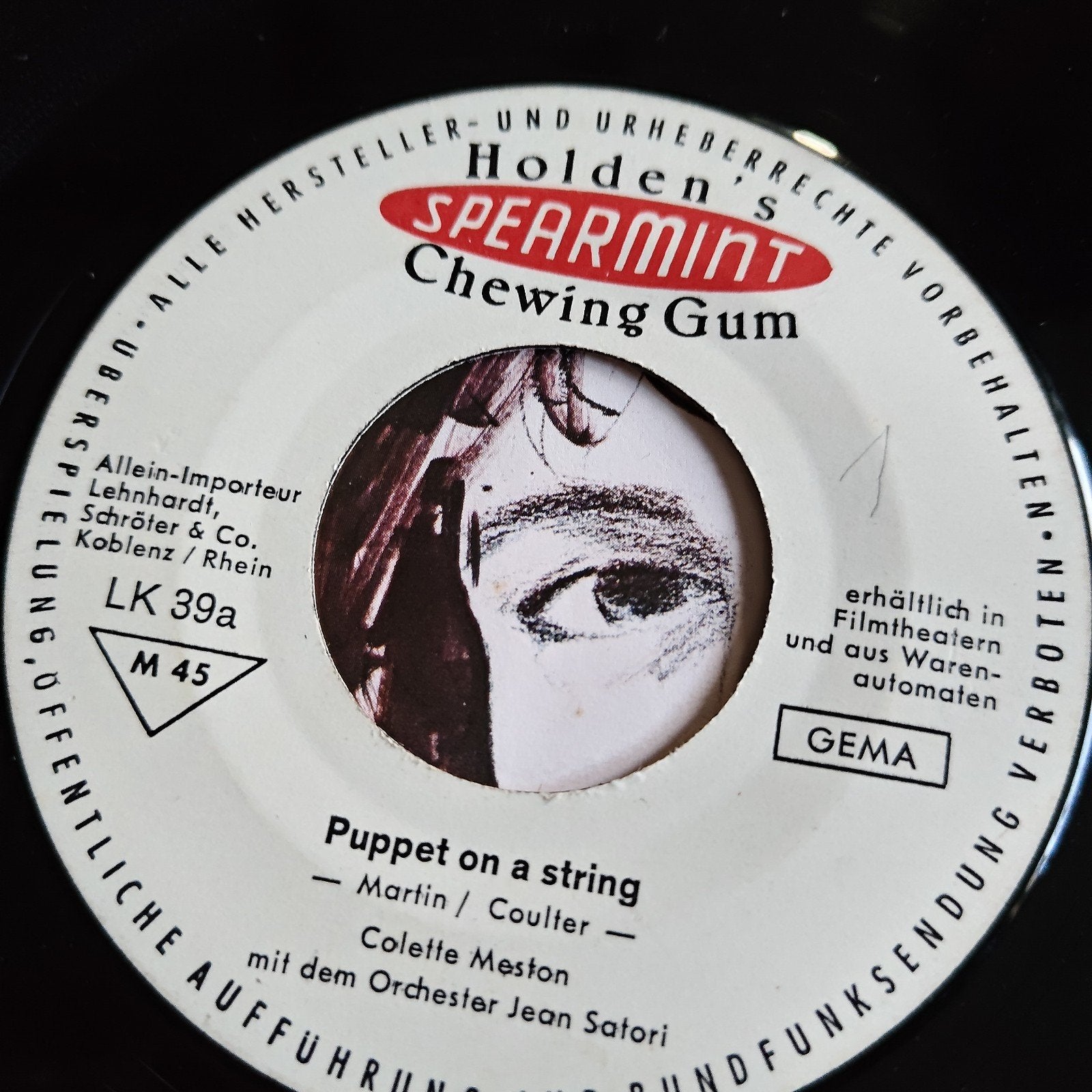Holden's Spearmint Chewing Gum Promotie Single, Gebruikt, 7 inch, Promo, Ophalen of Verzenden