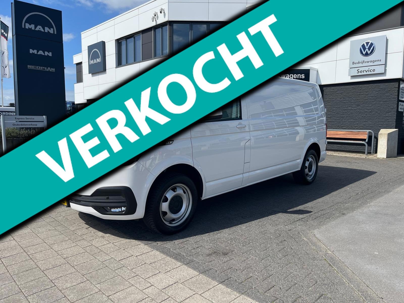 Volkswagen TRANSPORTER T6.1 150 pk DSG L2 - 3200 kg uit. Bum, Voorwielaandrijving, Gebruikt, 4 cilinders, 150 pk