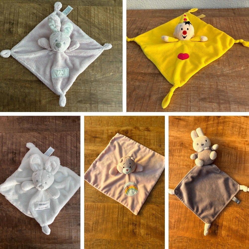 Tutdoekjes knuffeldoekjes VIB Care Bears Bumba Nijntje ZGAN, Ophalen of Verzenden, Zo goed als nieuw, Overige typen