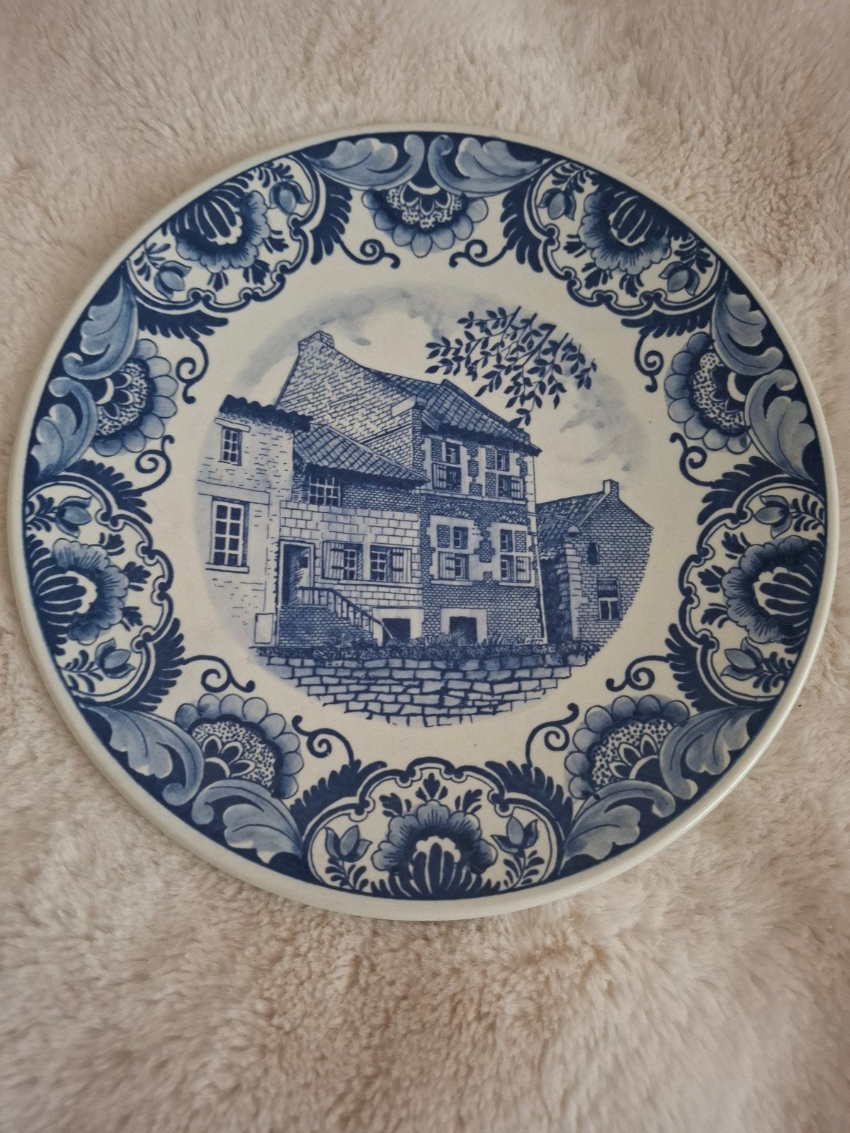 delftsblauw bord, Ophalen