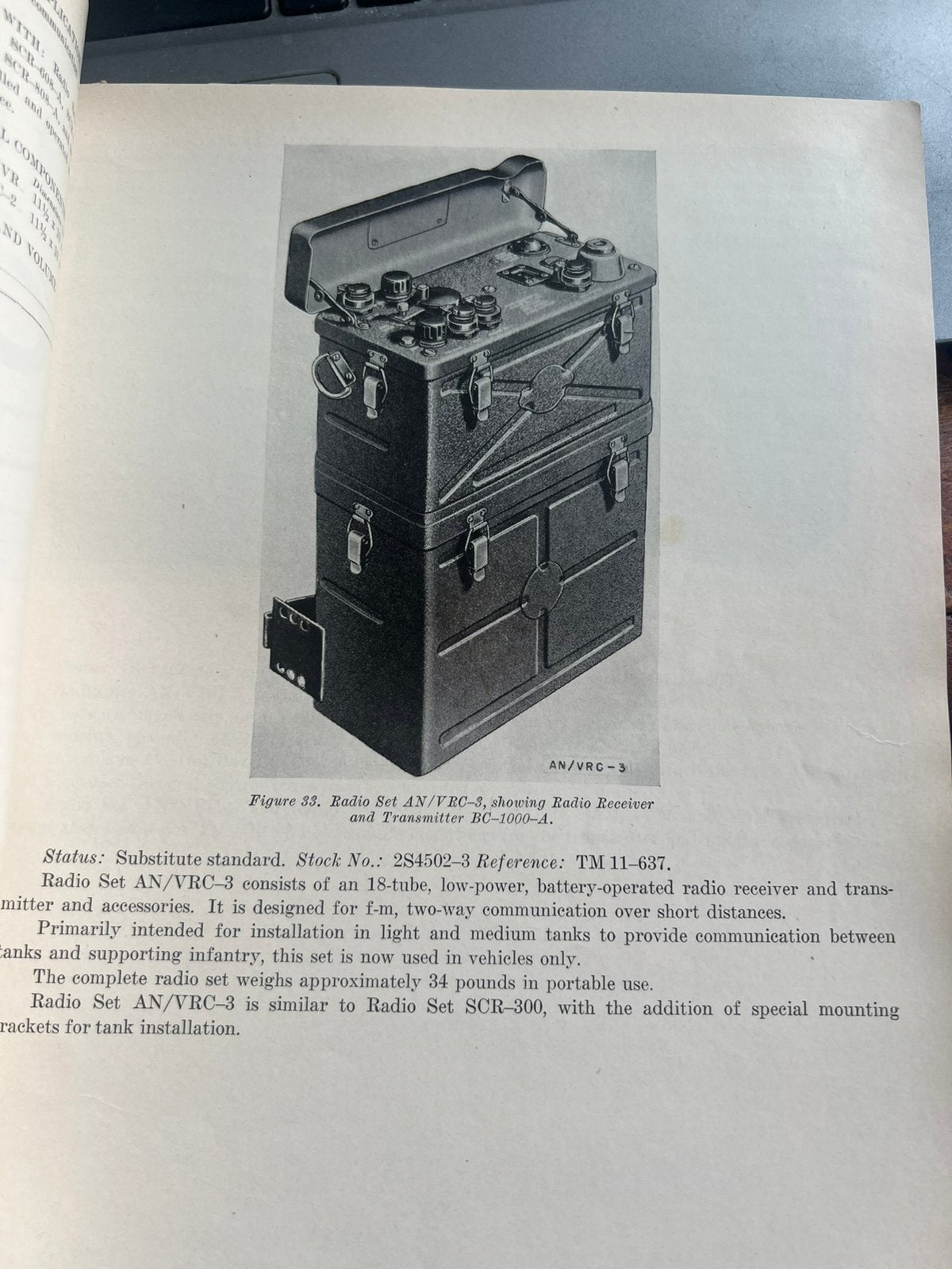 WO2 Korea Amerikaanse catalogus radio apparatuur foto's, Amerika, Verzenden, Boek of Tijdschrift