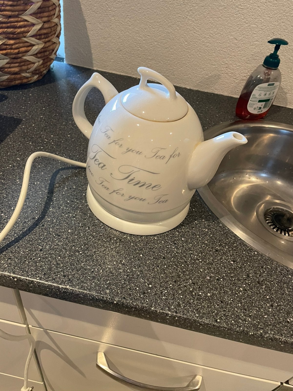 Waterkoker, 1 tot 2 liter, Ophalen of Verzenden, Zo goed als nieuw
