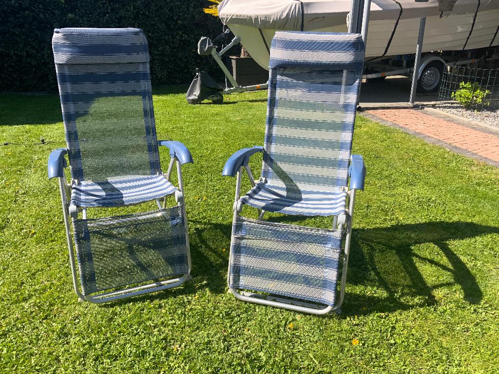 camping stoelen, Caravans en Kamperen, Ophalen, Gebruikt, Campingstoel