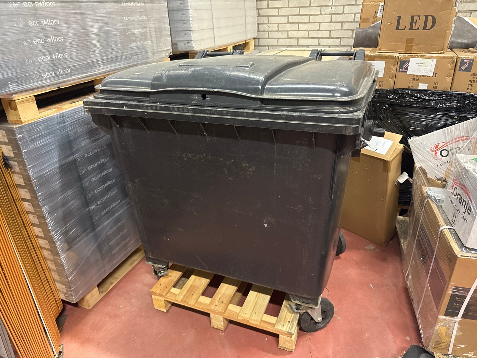 Vuilniscontainer gratis af te halen, Ophalen, Kunststof, Gebruikt, 40 liter of meer