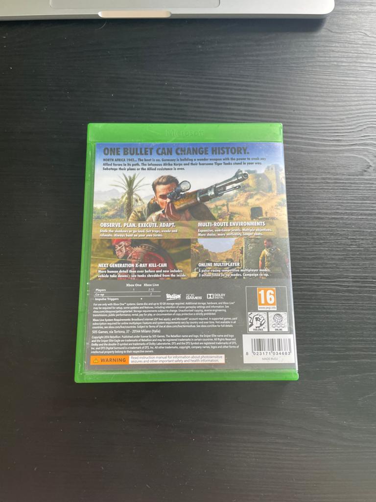 Sniper Elite III - Xbox One + Garantie! + Snel Verzonden!, Shooter, 1 speler, Ophalen of Verzenden, Zo goed als nieuw