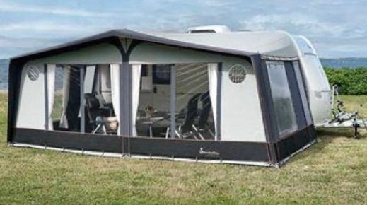 Isabella Commodore voortent – 1 seizoen gebruikt – CarbonX, Caravans en Kamperen, Ophalen, Zo goed als nieuw, Isabella