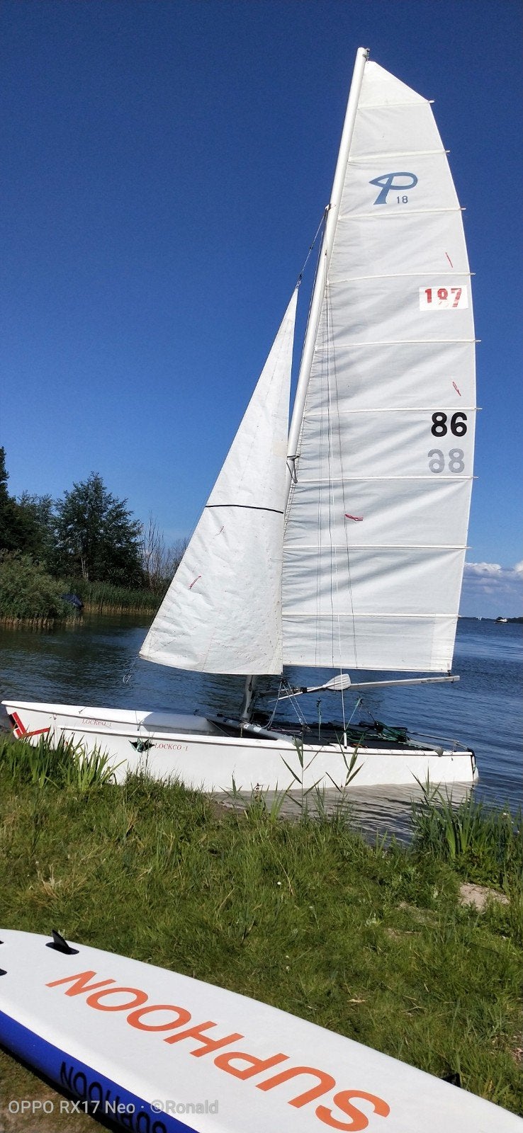 catamaran prindle 18, ligplaats tot nov. gratis erbij, Watersport en Boten, Ophalen, Gebruikt, 15 tot 30 m²