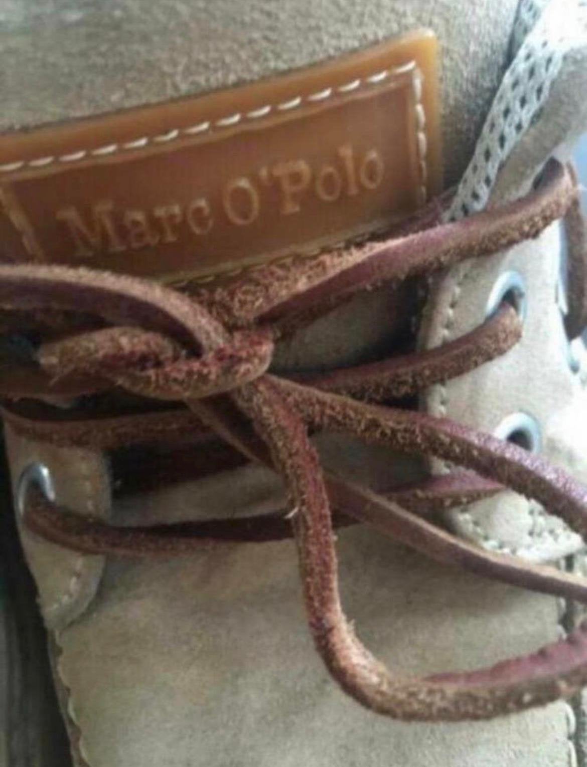 MarcO’Polo schoen Suède Beige leren boots/veters  zolen, Ophalen, Overige kleuren, Boots, Zo goed als nieuw
