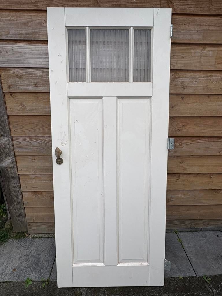 Binnendeur massief, Ophalen, Gebruikt, 80 tot 100 cm, Binnendeur