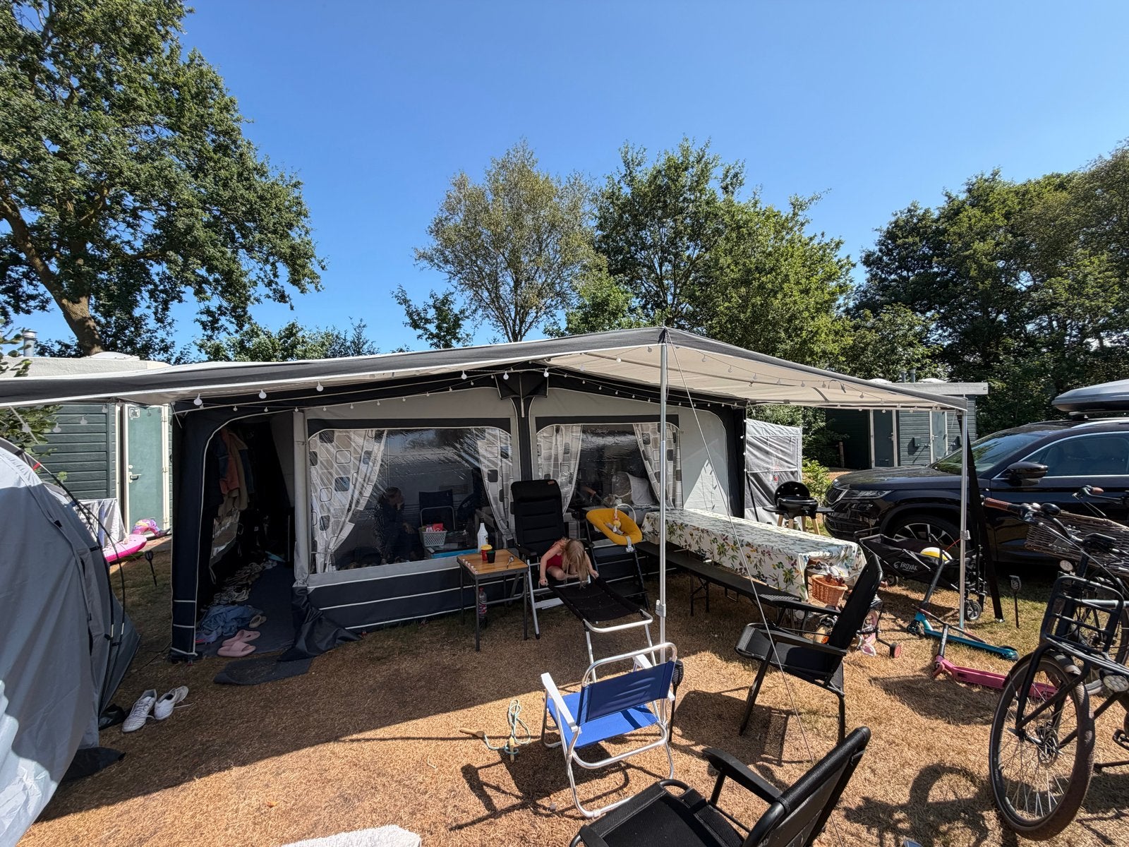 Hypercamp Granada 270 voortent met aanbouw/erker, Ophalen, Gebruikt, Overige merken