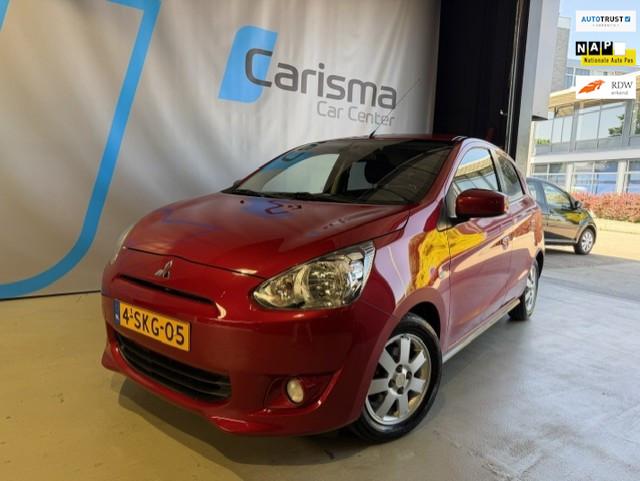 Mitsubishi Space Star 1.0 Intense|5DRS|PDC|Clima|NAP|Airco, Voorwielaandrijving, Euro 5, Stof, Gebruikt