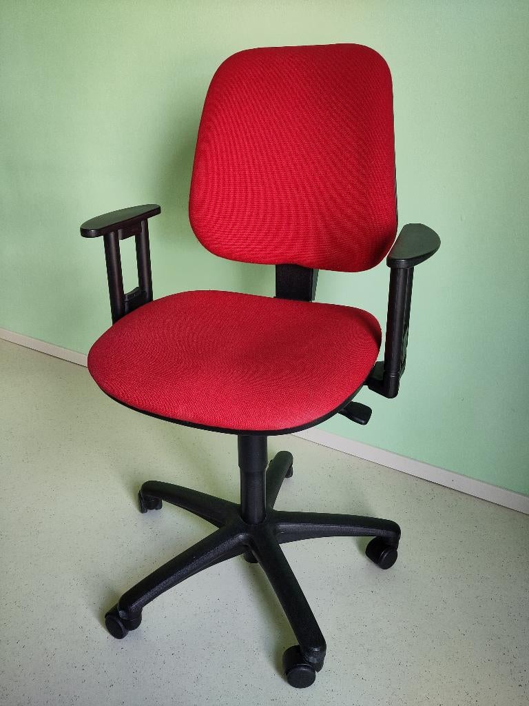 ergonomische kantoorbureaustoel, Ophalen, Gebruikt, Bureaustoel, Rood