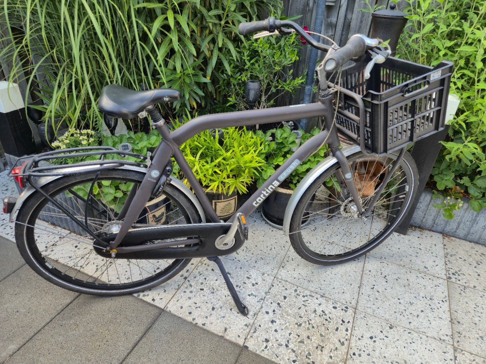 Cortina crush  28 inch, Versnellingen, Zo goed als nieuw, 61 tot 65 cm, Trommelrem