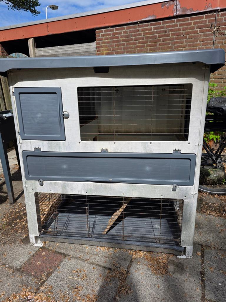 Ferplast konijnenhok, Dieren en Toebehoren, Ophalen, 90 cm of meer, Hok, 110 cm of meer
