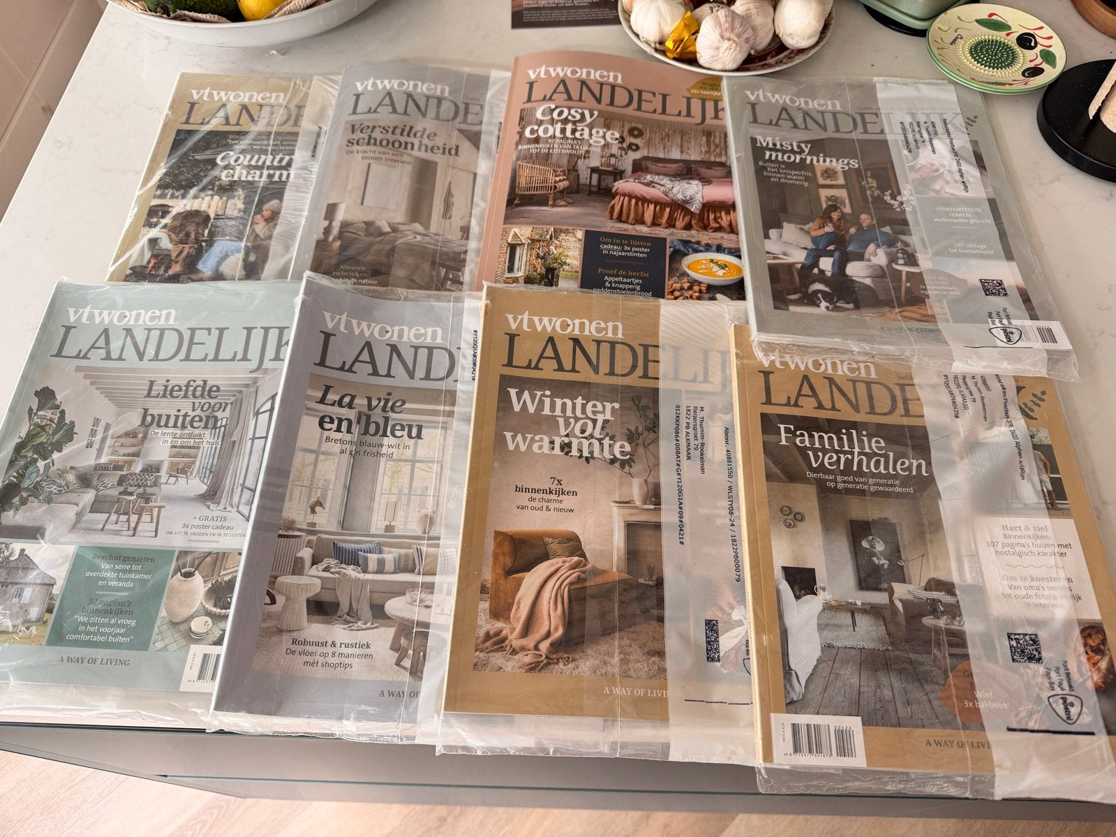8 nieuwe vtwonen landelijk wonen tijdschriften, Boeken, Tijdschriften en Kranten, Ophalen of Verzenden, Nieuw, Overige typen