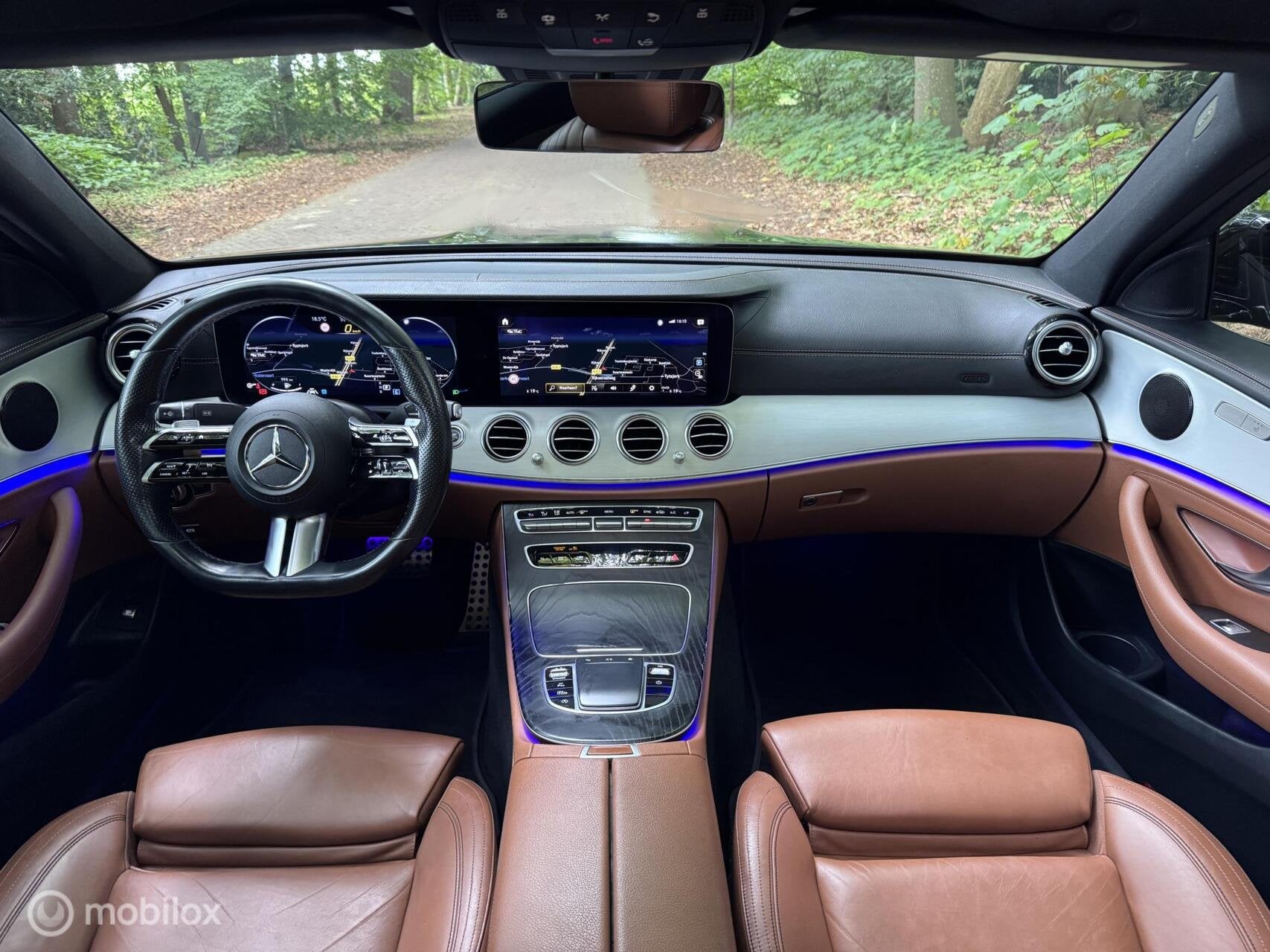 Mercedes E-klasse 200 d Business Solution AMG ~ Pano ~ Leder, Automaat, Achterwielaandrijving, Gebruikt, Euro 6