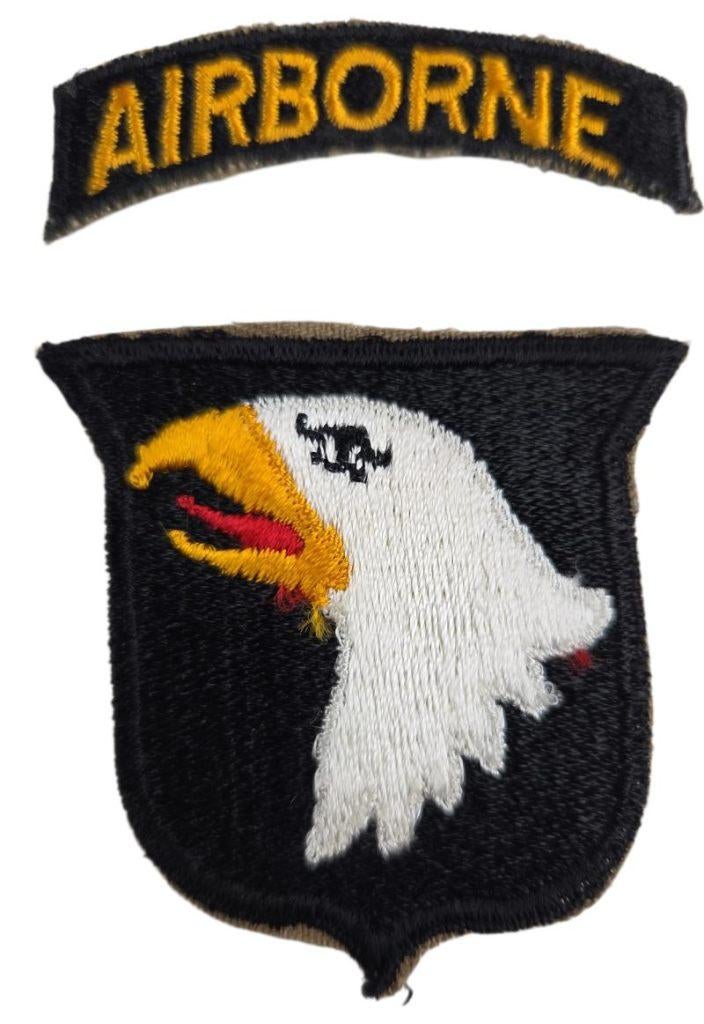 amerikaanse ww2 101 airborne patch, Ophalen of Verzenden, Amerika, Embleem of Badge