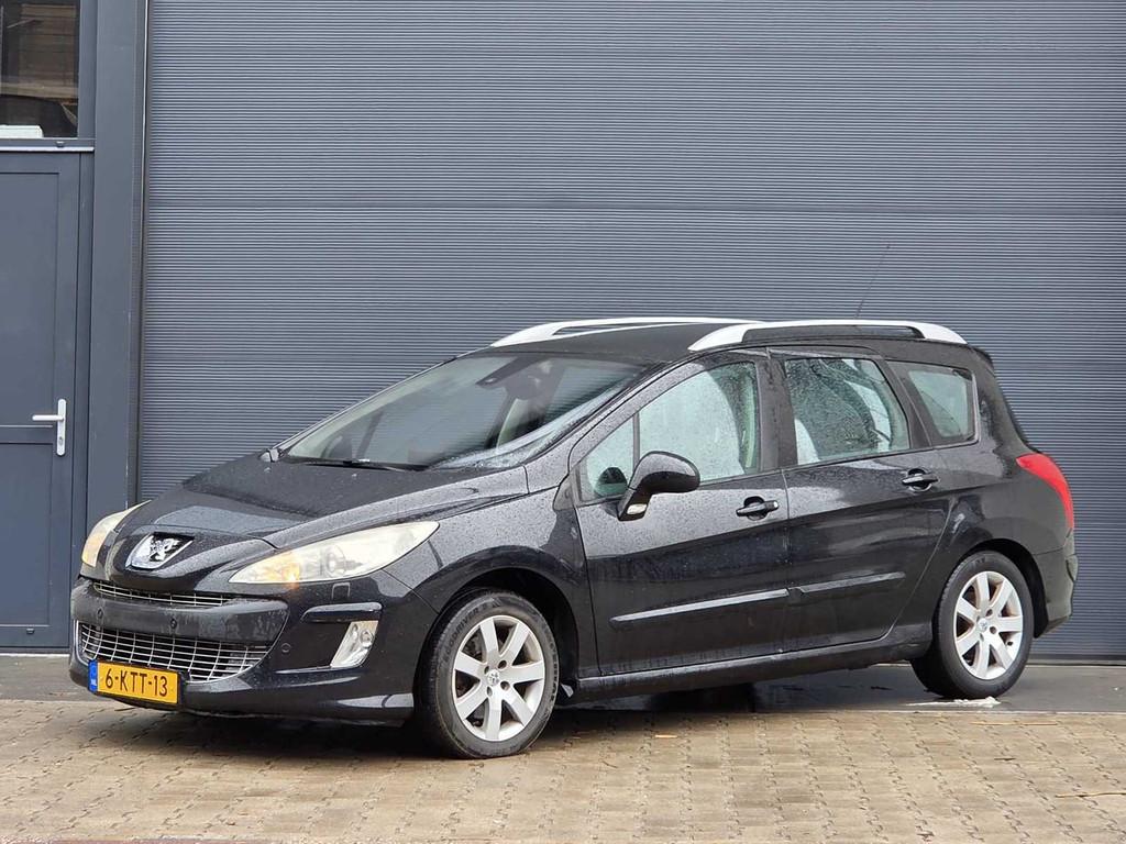 Peugeot - 2009 - 308 SW - 1.6 THP XT - 6-KTT-13, Auto's, Peugeot, Gebruikt, 4 cilinders, 150 pk, Zwart