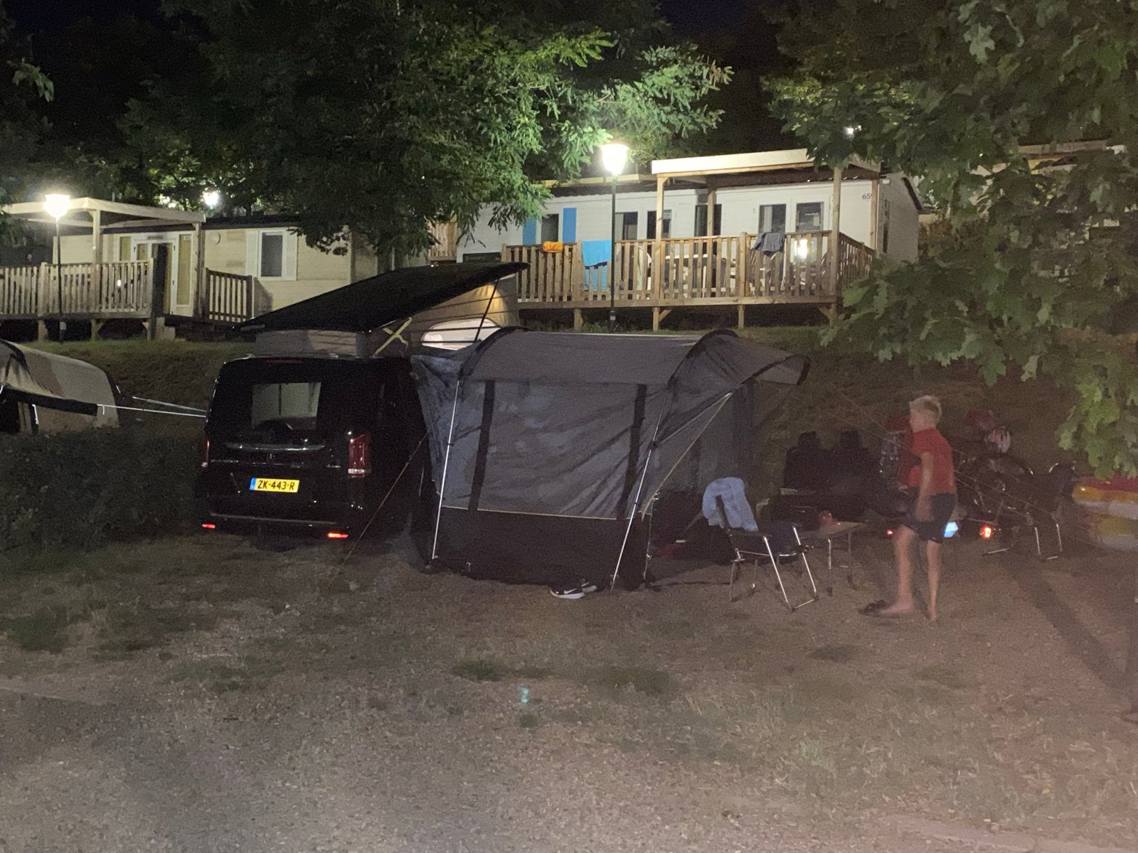 Voortent voor buscamper - Euro Trail Verona o.a vw T6 T5, Ophalen of Verzenden, Zo goed als nieuw, Polyester, Overige merken