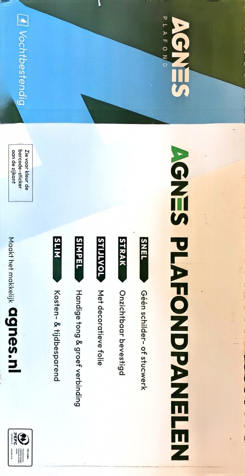 Agnes Plafondpanelen - Vochtbestendig - 12mm, Ophalen, Nieuw, Overige materialen, Minder dan 20 mm