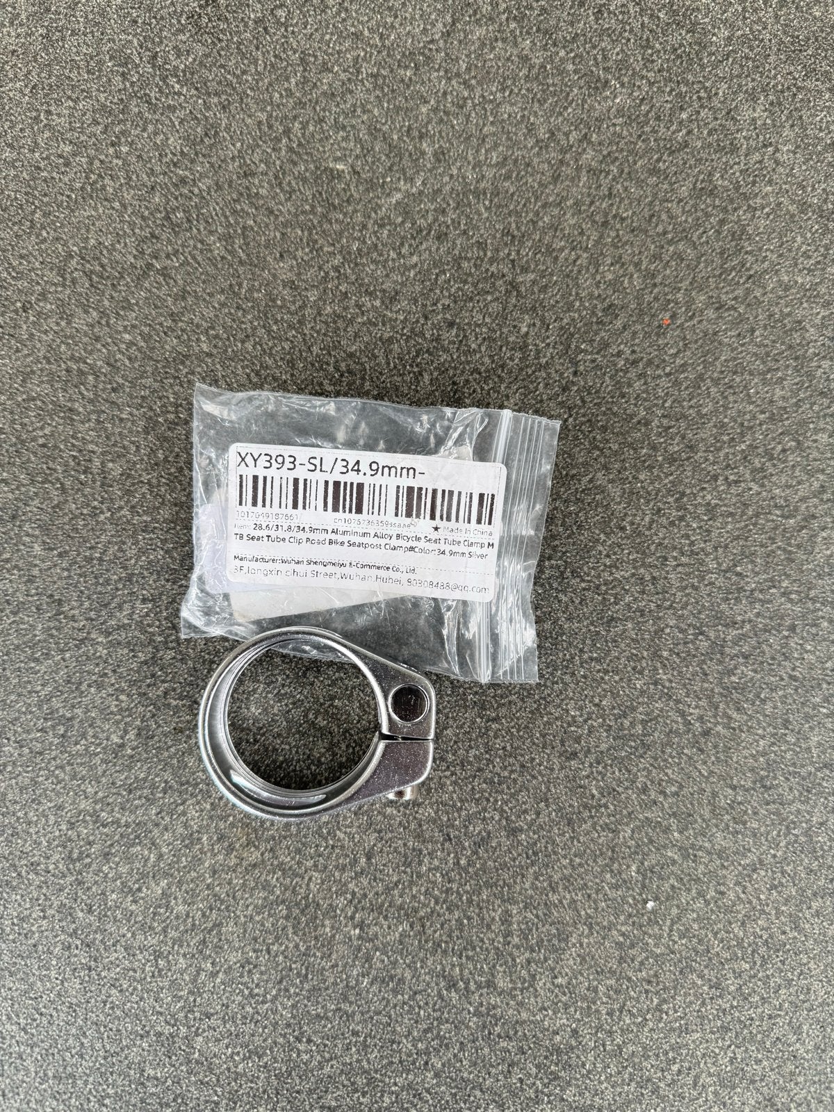 Zadelpenklem 34.9mm voor MTB - Aluminium, Fietsen en Brommers, Fietsonderdelen, Ophalen, Overige typen, Nieuw, Aluminium