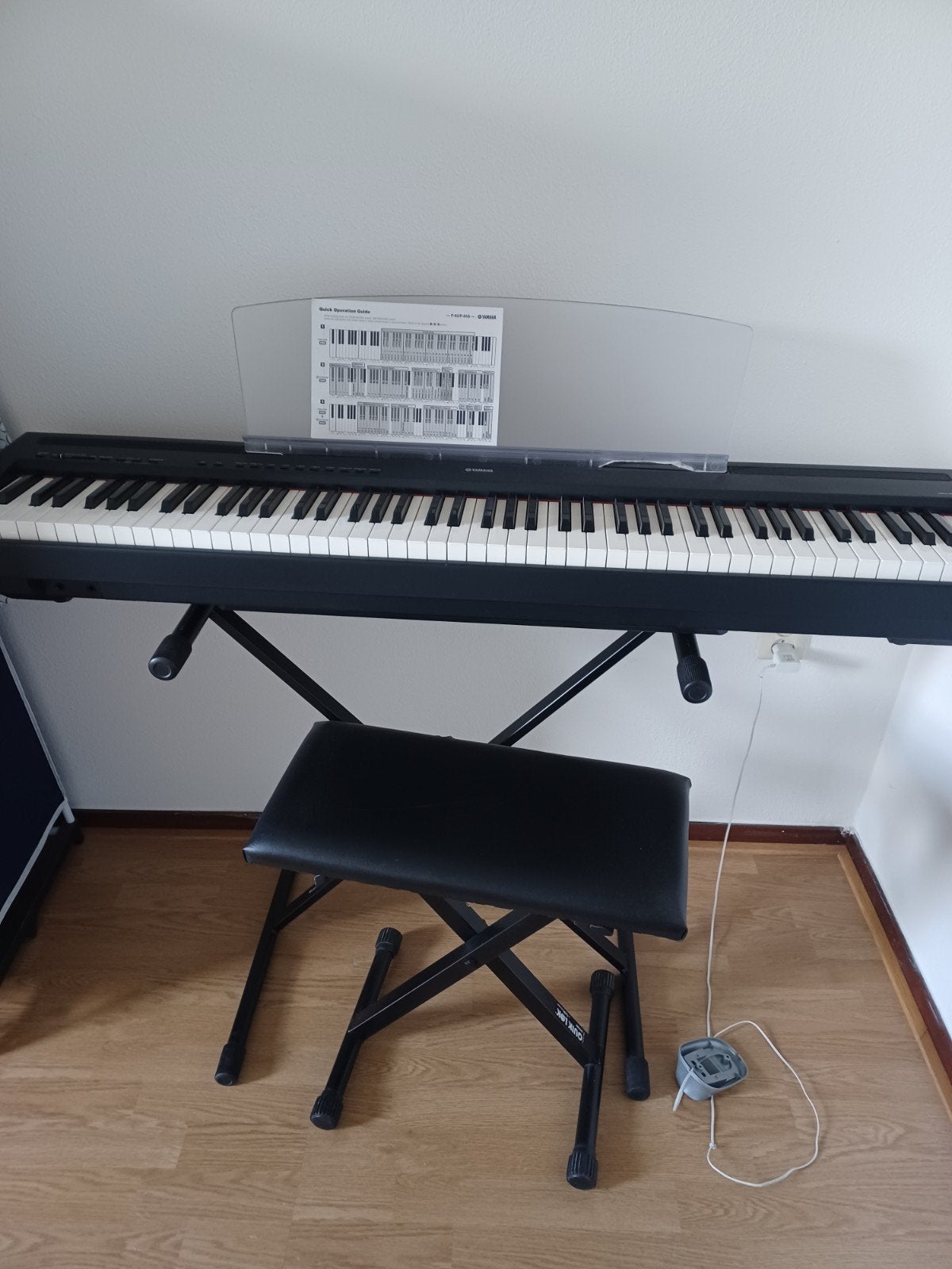 electrische piano yamaha 85, Ophalen, Zwart