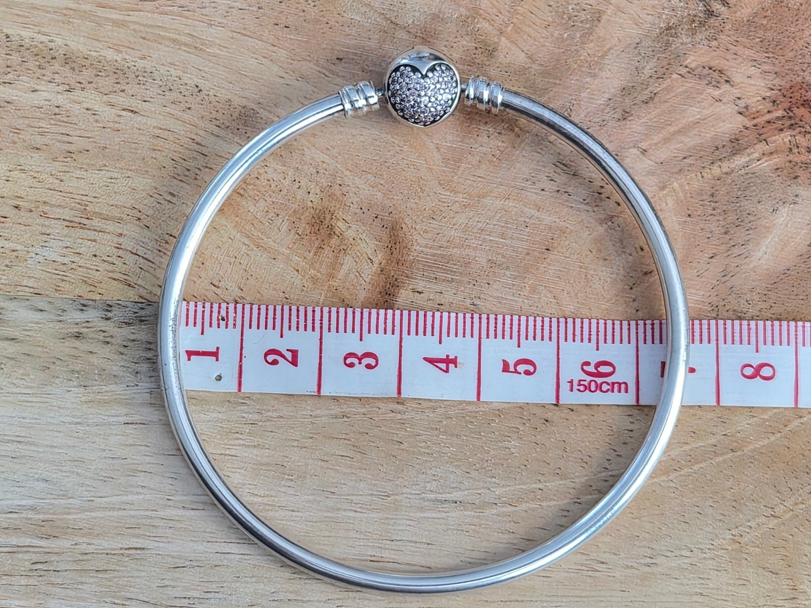 Zgan originele Pandora armband, Ophalen of Verzenden, Zo goed als nieuw, Zilver, Zilver