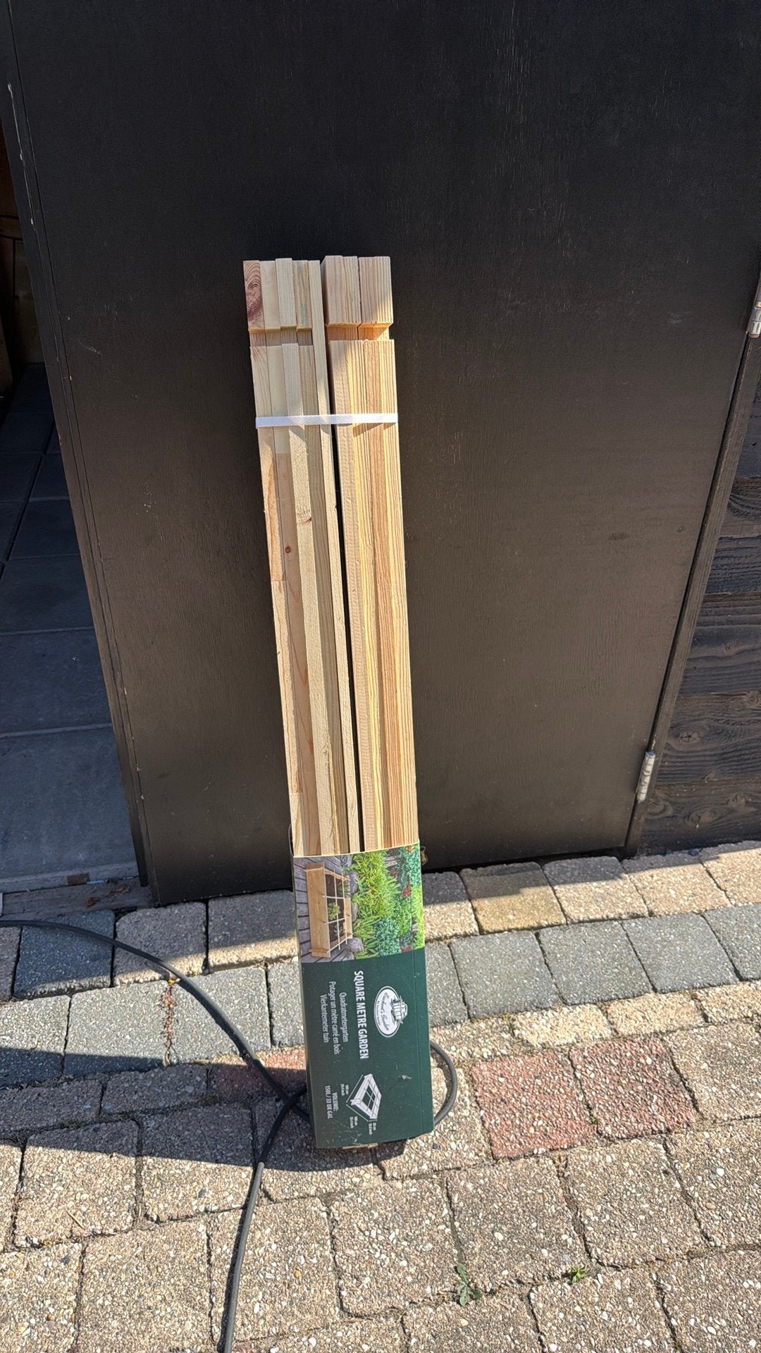 Vierkante meter moestuin nieuw, Tuin en Terras, Bloembakken en Plantenbakken, Ophalen, Minder dan 30 cm, Vierkant, Zo goed als nieuw