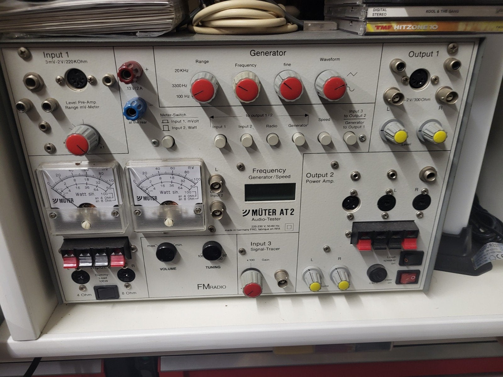 Philips PM6654, Müter AT2, Ophalen