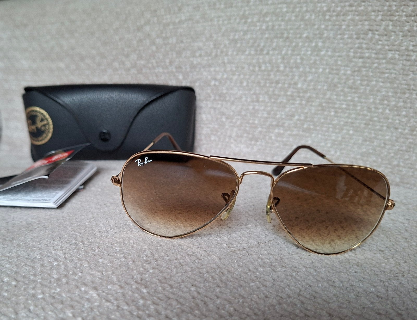 Ray-Ban Aviator Large Metal RB3025 - 001/51 Maat S, Ophalen of Verzenden, Zo goed als nieuw, Bruin, Ray-Ban
