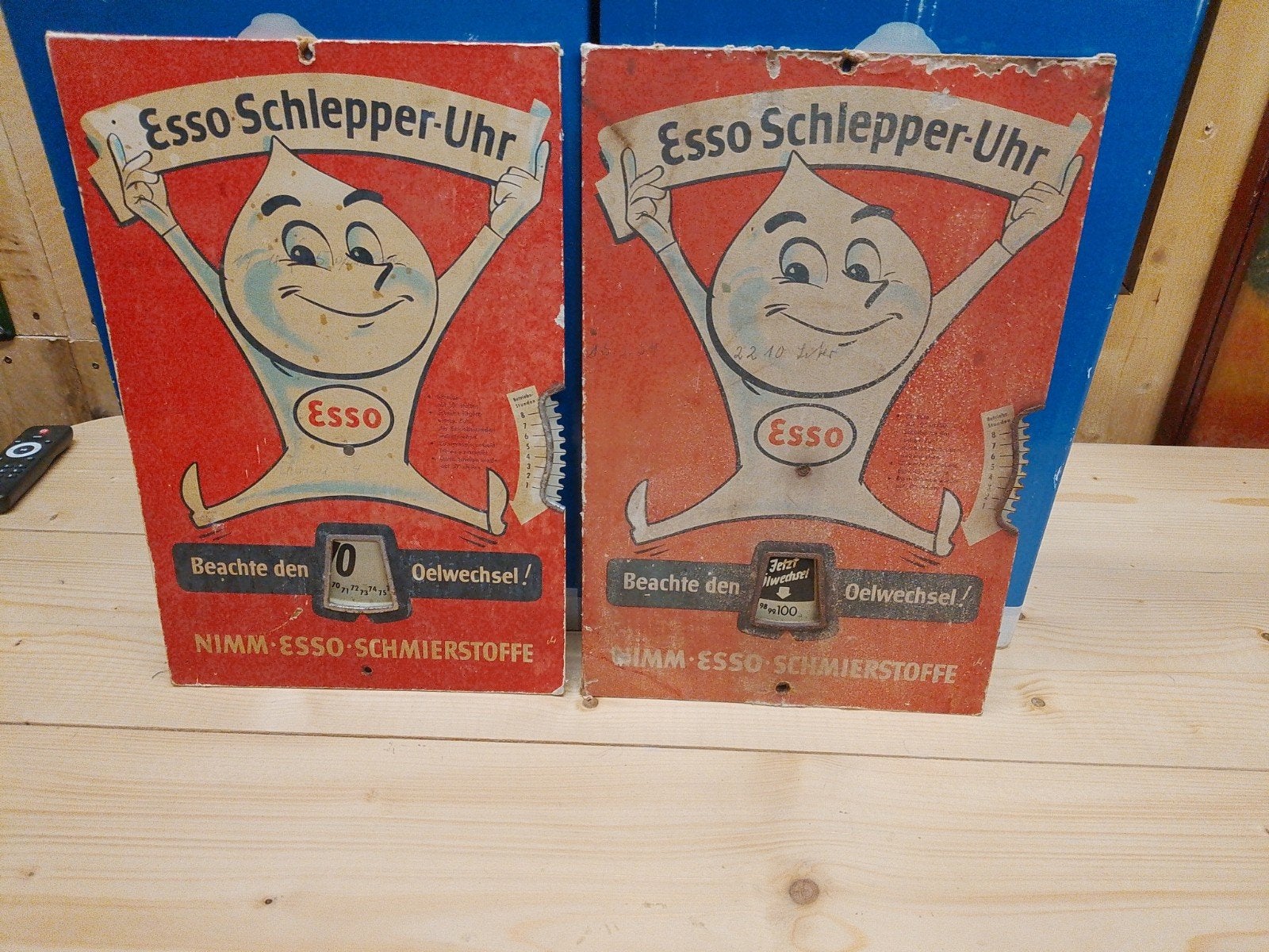 esso schlepperuhr, Verzamelen, Merken en Reclamevoorwerpen, Ophalen of Verzenden, Gebruikt