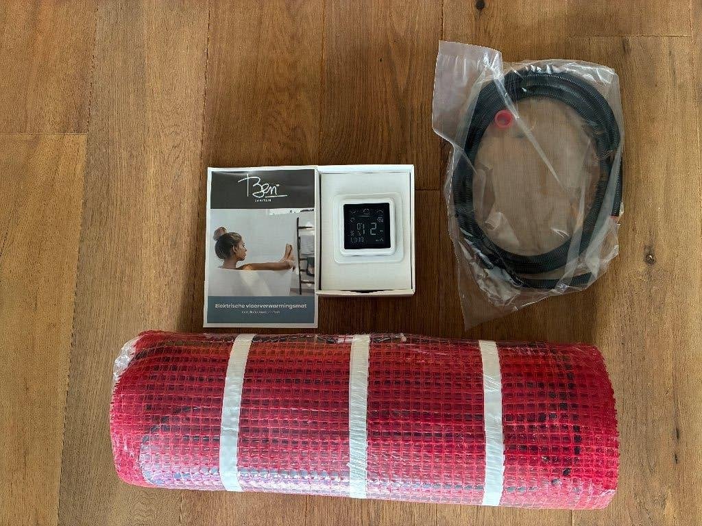Ben Comforta Elektrische Vloerverwarmingsmat 5m² met Wifi, 500 tot 800 watt, Minder dan 30 cm, Overige typen, Nieuw
