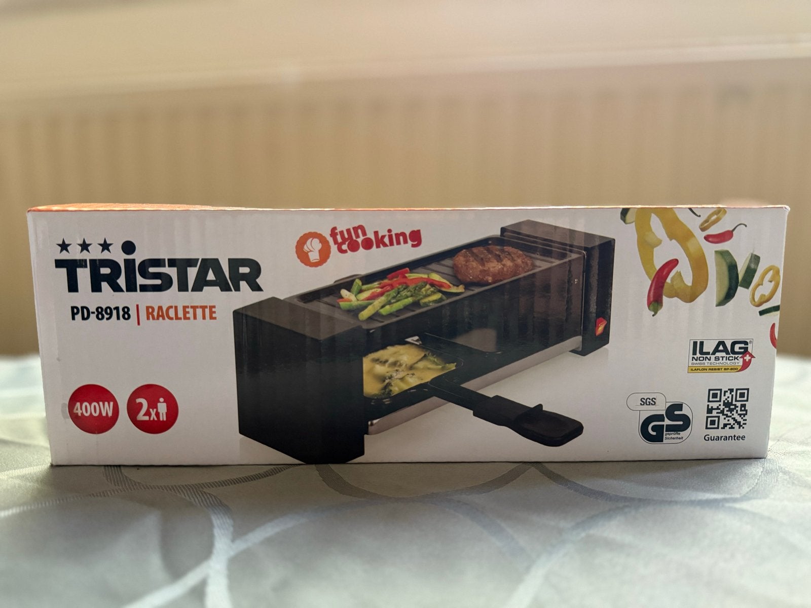 Tristar PD-8918 Raclette Grill - Compact voor 2 personen new, Ophalen, Nieuw