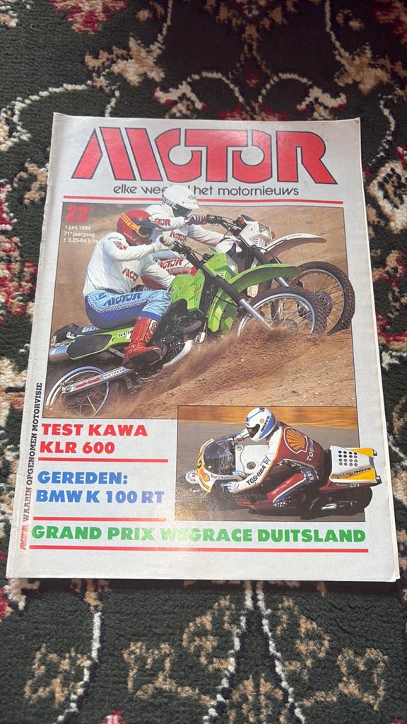 Motor Magazine 1 juni 1984 - Test Kawa KLR 600, Ophalen of Verzenden, Gelezen, Algemeen