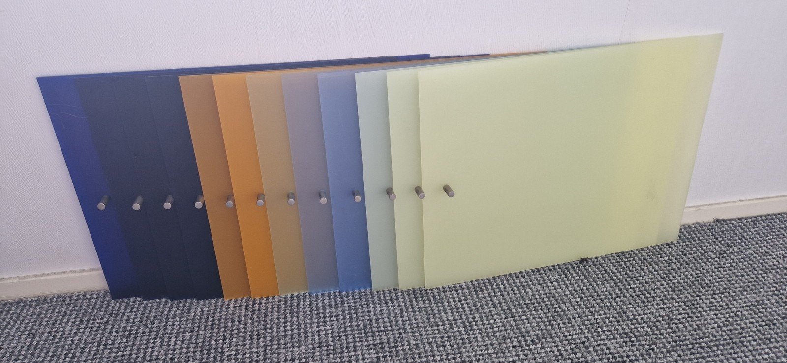 Semi-transparante Kewlox deurtjes in diverse kleuren, Ophalen, Gebruikt