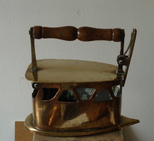 Hollandse messing strijkbout ., Ophalen of Verzenden, Koper of Brons