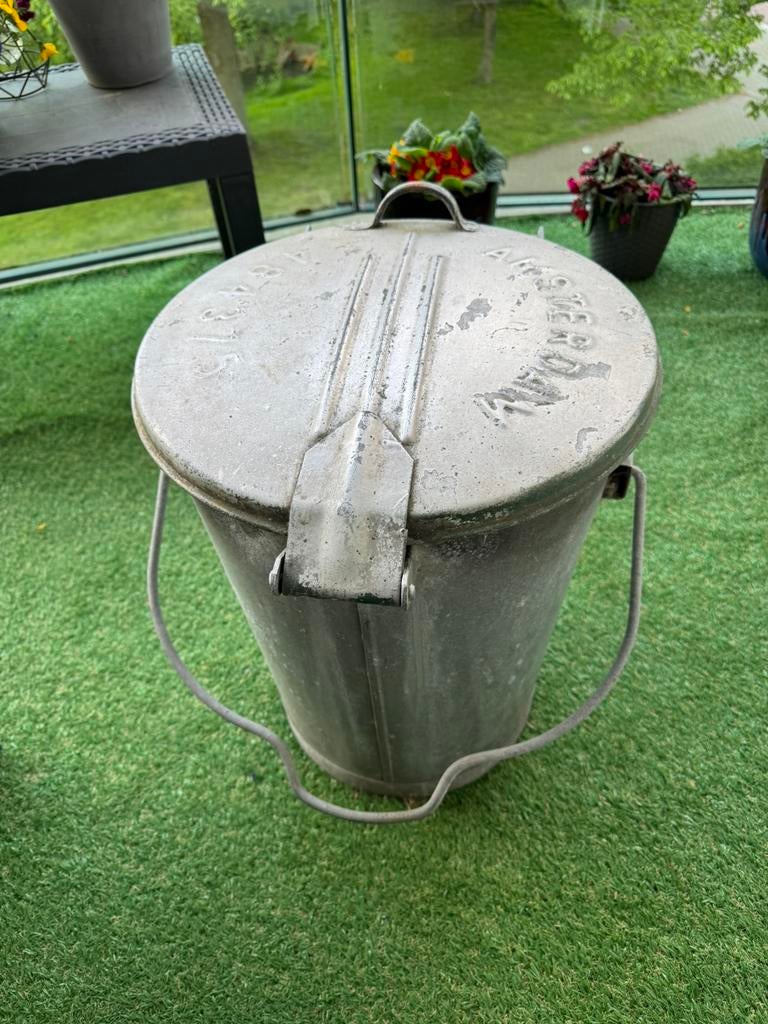 Amsterdamse vulnisbak, Ophalen, Gebruikt, 50 tot 75 cm, 40 liter of meer